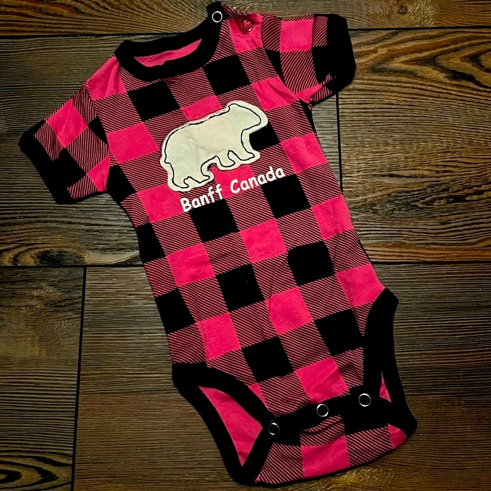 NWT Lazy One Banff Canada Bear Onsie - 6 months